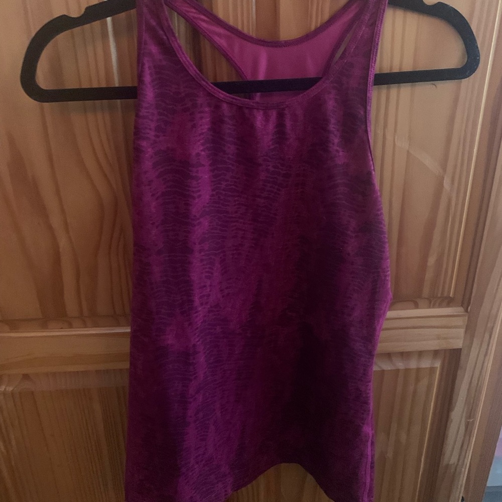 Purple Under Armour Workout Tanktop